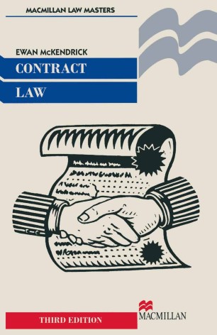 Contract Law  SpringerLink