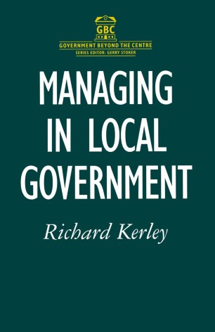 Managing In Local Government Springerlink