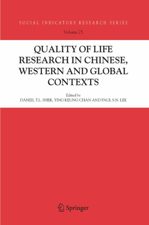 Quality Of Life Research In Chinese Western And Global