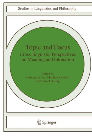 Topic And Focus Springerlink