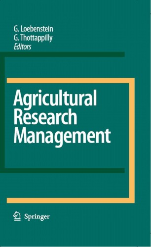 Agricultural Research Management Springerlink