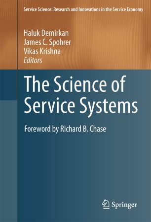 The Science Of Service Systems Springerlink