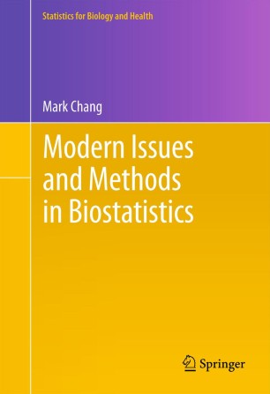 Modern Issues And Methods In Biostatistics Springerlink