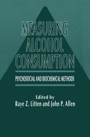 Measuring Alcohol Consumption Springerlink