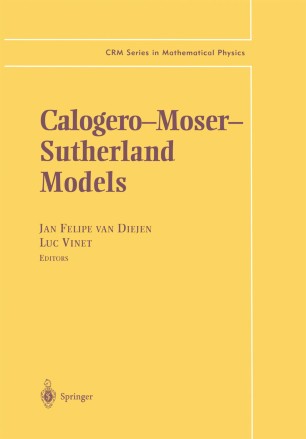 Calogero Moser Sutherland Models Springerlink