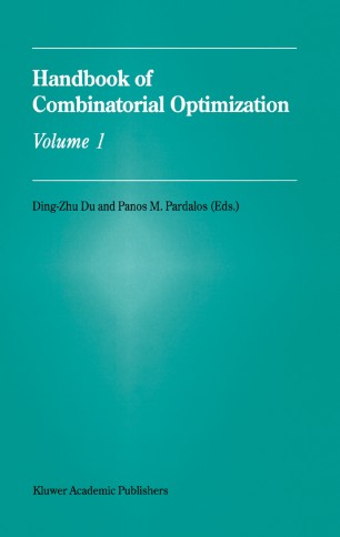 Handbook Of Combinatorial Optimization Springerlink