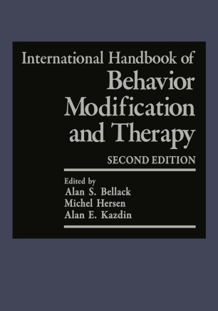 International Handbook Of Behavior Modification And Therapy Springerlink