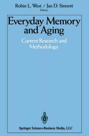 Everyday Memory And Aging Springerlink