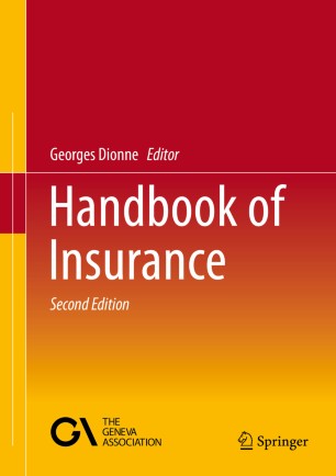 Handbook Of Insurance Springerlink