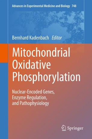 Mitochondrial Oxidative Phosphorylation Springerlink