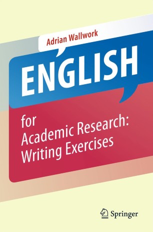 English For Academic Research Writing Exercises Springerlink