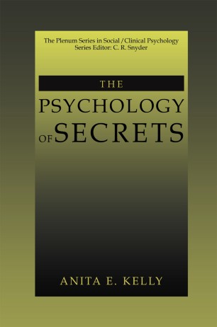 The Psychology Of Secrets Springerlink