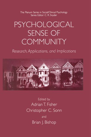 Psychological Sense Of Community Springerlink