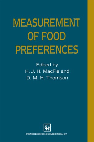 Measurement Of Food Preferences Springerlink