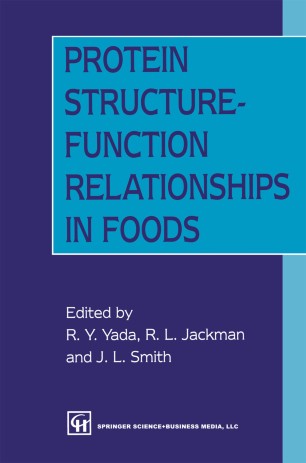 Protein Structure Function Relationships In Foods Springerlink