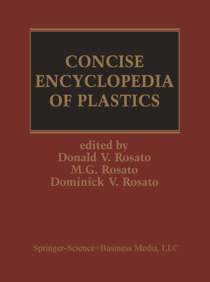 Concise Encyclopedia Of Plastics Springerlink