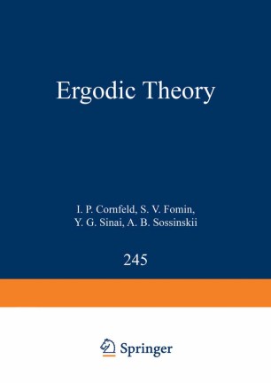 Ergodic Theory Springerlink