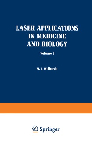 Laser Applications In Medicine And Biology Springerlink