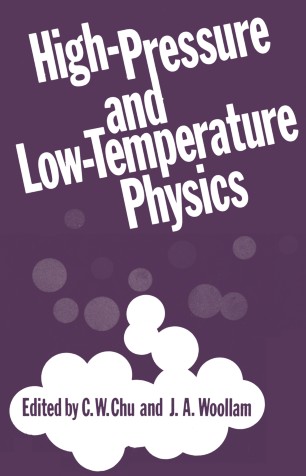 High Pressure And Low Temperature Physics Springerlink - 