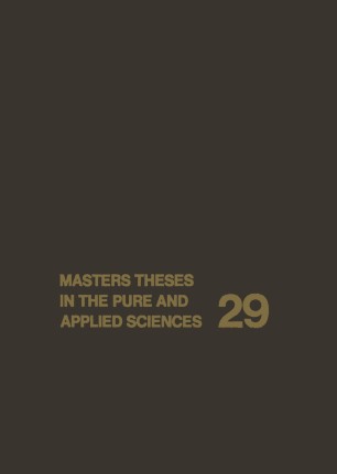 Auckland klaver Begå underslæb Masters Theses in the Pure and Applied Sciences | SpringerLink