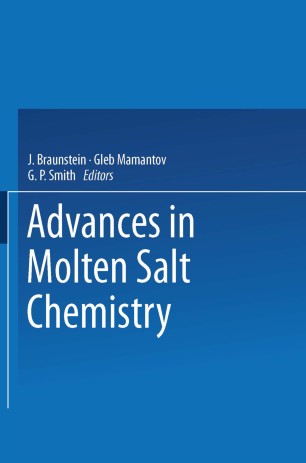 Advances In Molten Salt Chemistry Springerlink