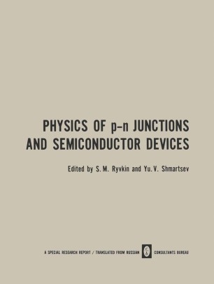 Physics Of P N Junctions And Semiconductor Devices Springerlink