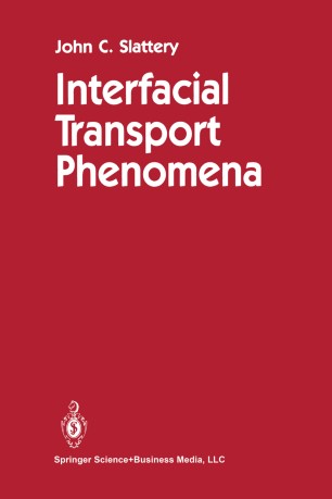 Interfacial Transport Phenomena Springerlink