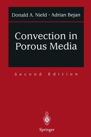 Convection In Porous Media Springerlink