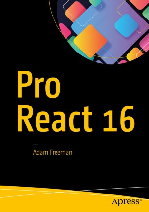 Front cover of Pro React 16