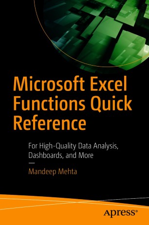 Front cover of Microsoft Excel Functions Quick Reference