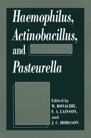 Haemophilus Actinobacillus And Pasteurella Springerlink