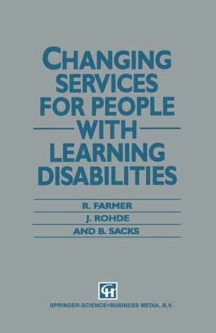 Changing Services For People With Learning Disabilities Springerlink