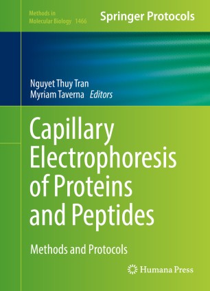 Capillary Electrophoresis Of Proteins And Peptides Methods In Molecular
Biology