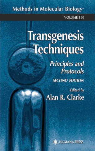 Transgenesis Techniques Springerlink