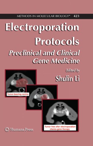 Electroporation Protocols Springerlink