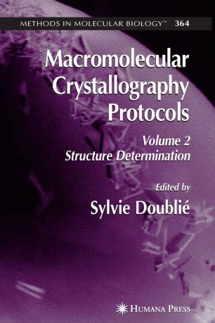 Macromolecular Crystallography Protocols Springerlink