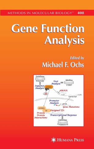 Gene Function Analysis Springerlink