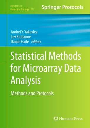 Statistical Methods For Microarray Data Analysis