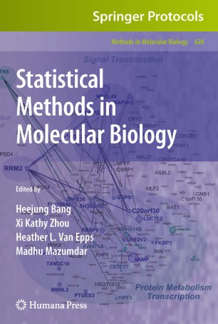 Statistical Methods In Molecular Biology Springerlink