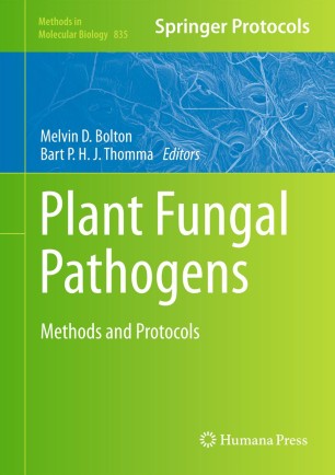 Plant Fungal Pathogens Springerlink