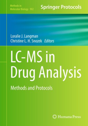 Lc Ms In Drug Analysis Springerlink