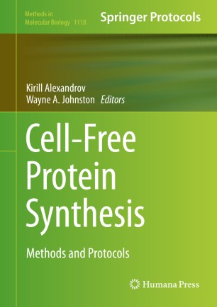 Cell Free Protein Synthesis Springerlink