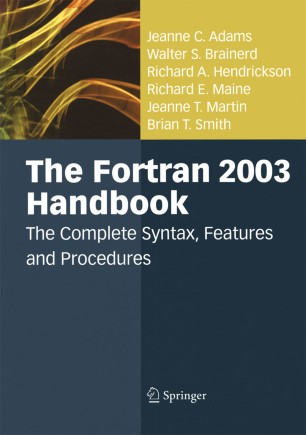 Fortran 2003 Book Pdf