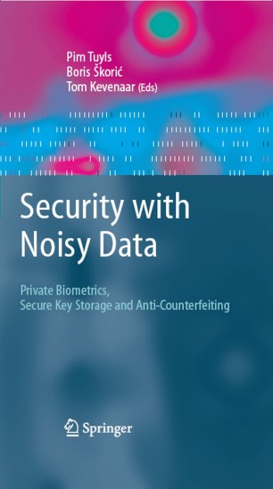 Security With Noisy Data Springerlink