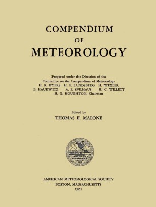 Compendium Of Meteorology Springerlink