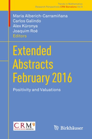 Extended Abstracts February 2016 | SpringerLink