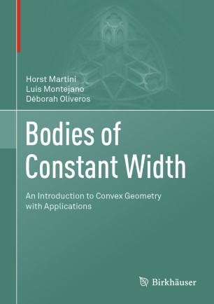 Bodies of Constant Width Front Cover