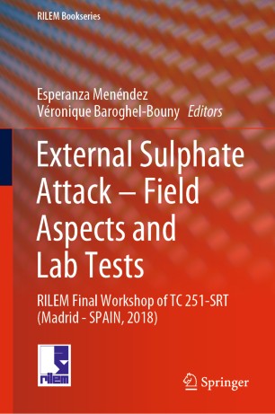 External Sulphate Attack Field Aspects And Lab Tests Springerlink
