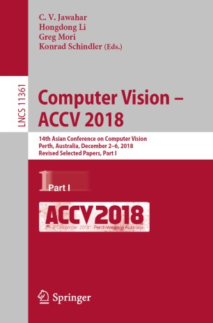 Computer Vision – ACCV 2018 | SpringerLink
