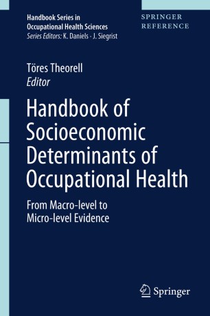 Handbook Of Socioeconomic Determinants Of Occupational Health Springerlink